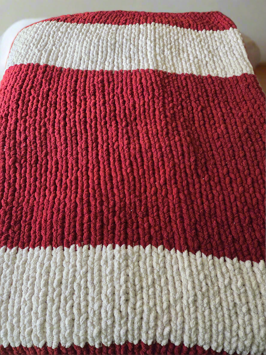 Chunky Kit Blanket - Large Striped