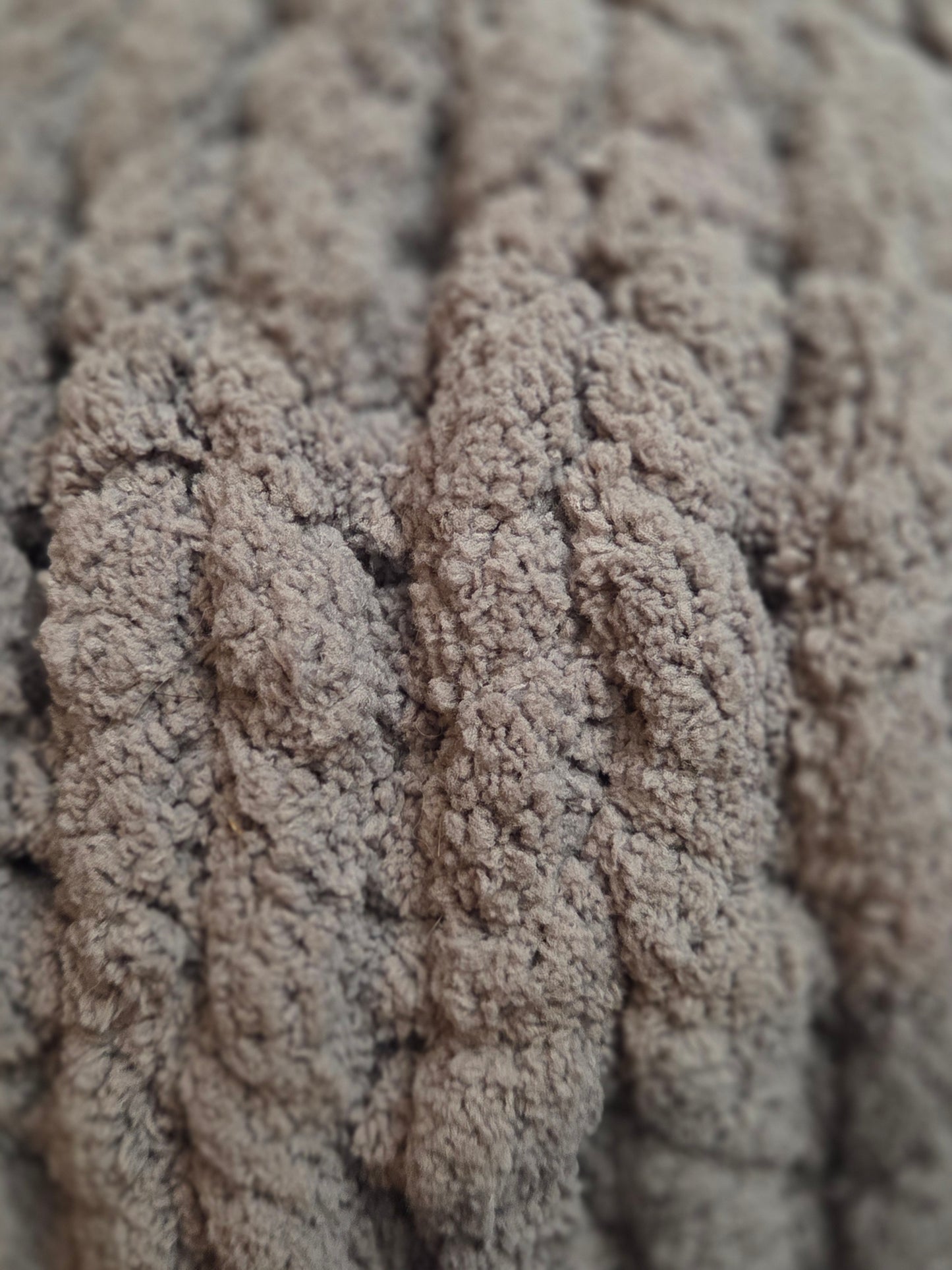 Chunky Knit Blanket - Standard Solid