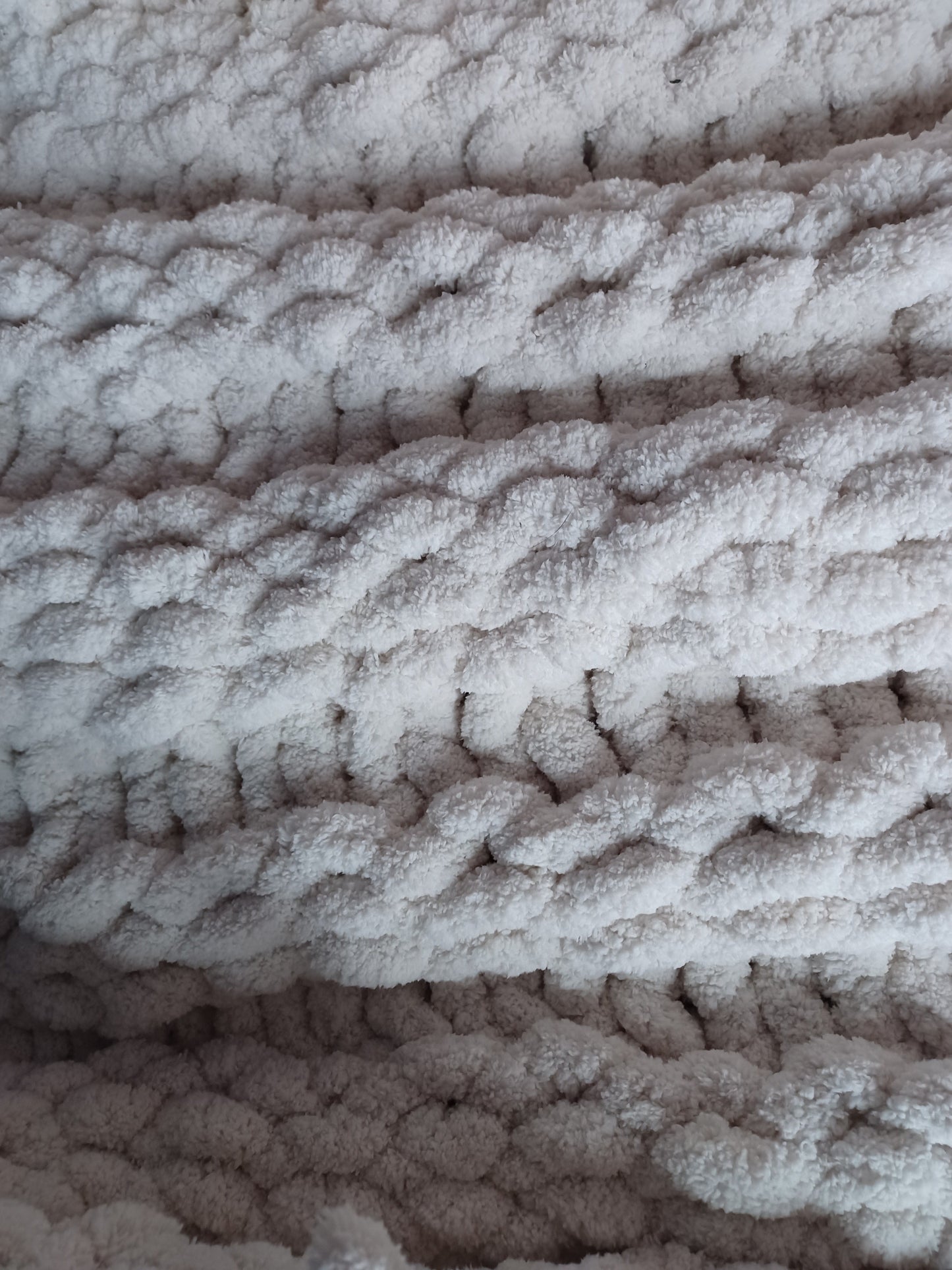 Double Garter Stitch Chunky Blanket - Standard