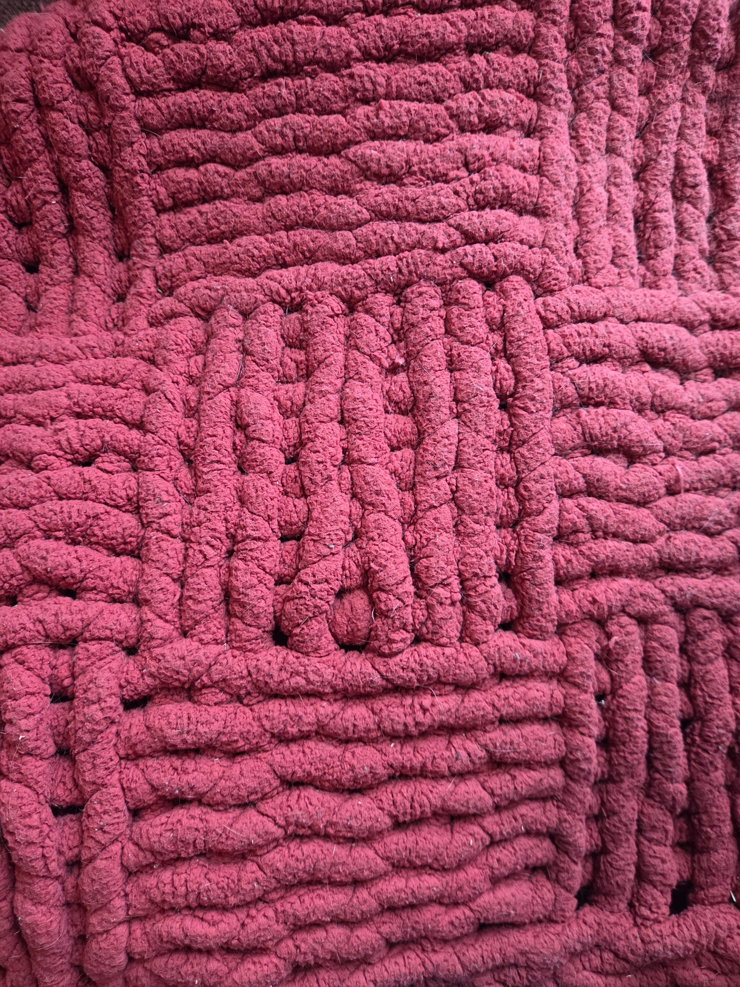 Basket Weave Chunky Blanket - Standard