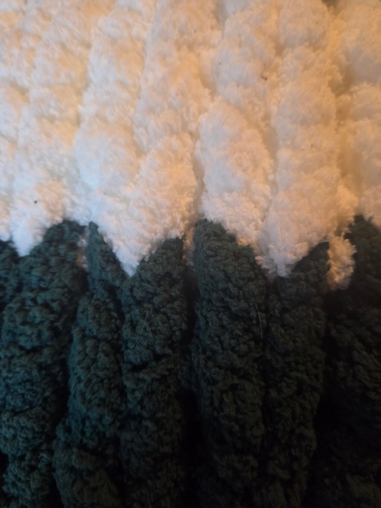 Chunky Knit Blanket - Standard Striped