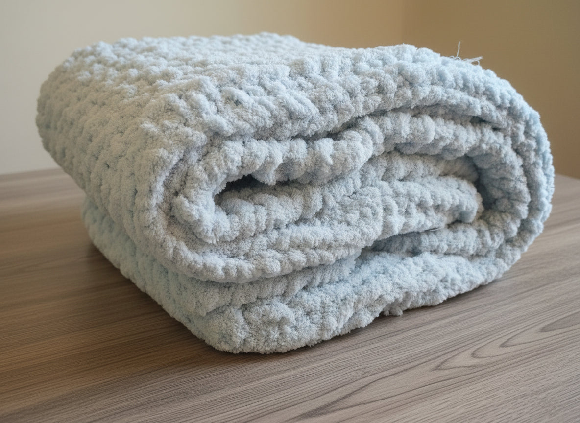Chunky Knit Blanket - Standard Solid
